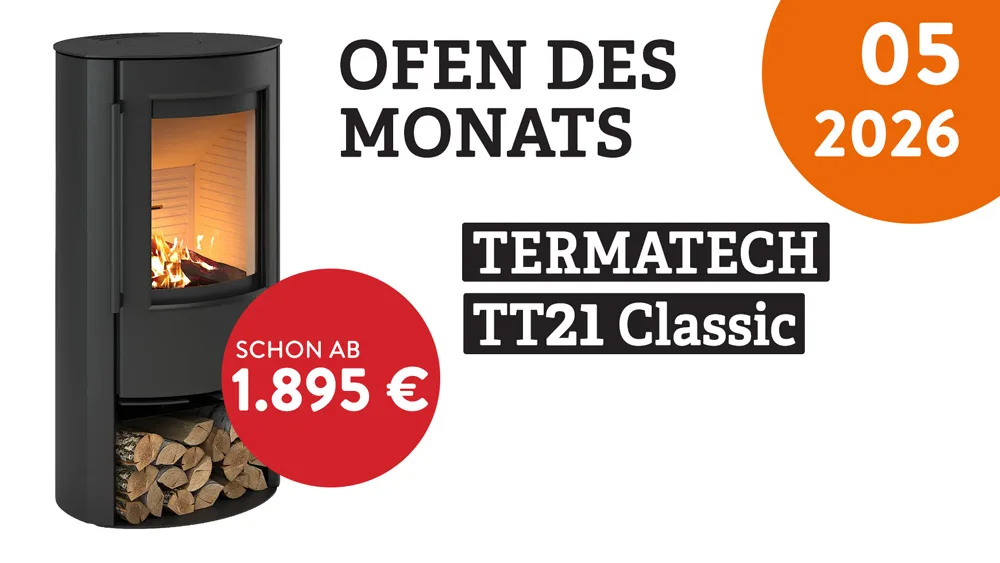 Kaminofen des Monats Mai 2026: TermaTech TT21 Classic